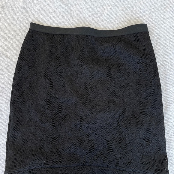 Bcbgmaxazria Lace Peplum Skirt - Picture 1 of 6